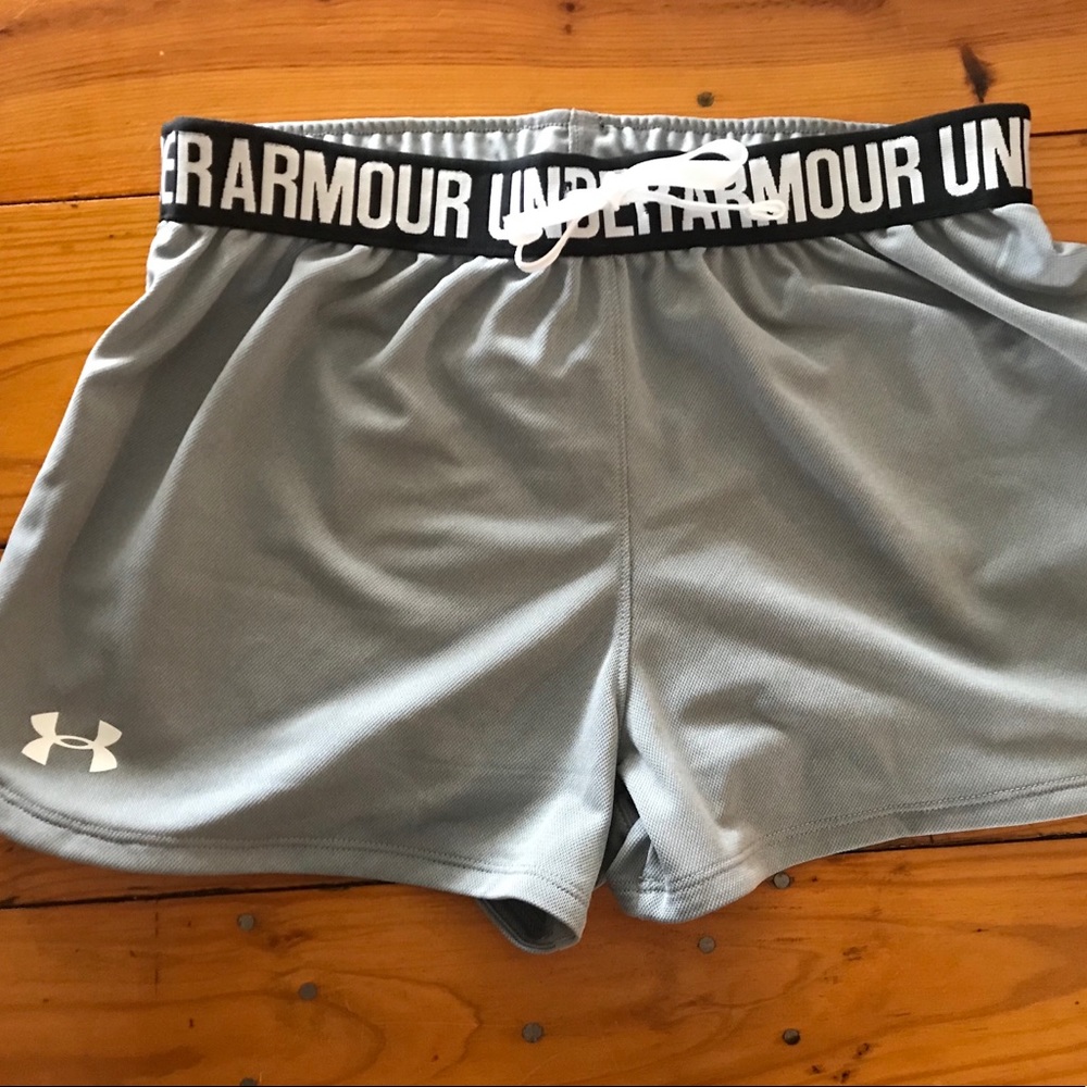 Under Armor Light Gray shorts